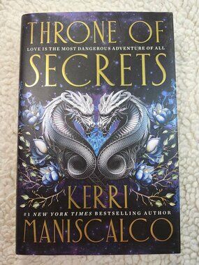 Kerri Maniscalco Throne of Secrets Hardcover 1st Edition 2024 Fantasy Romance